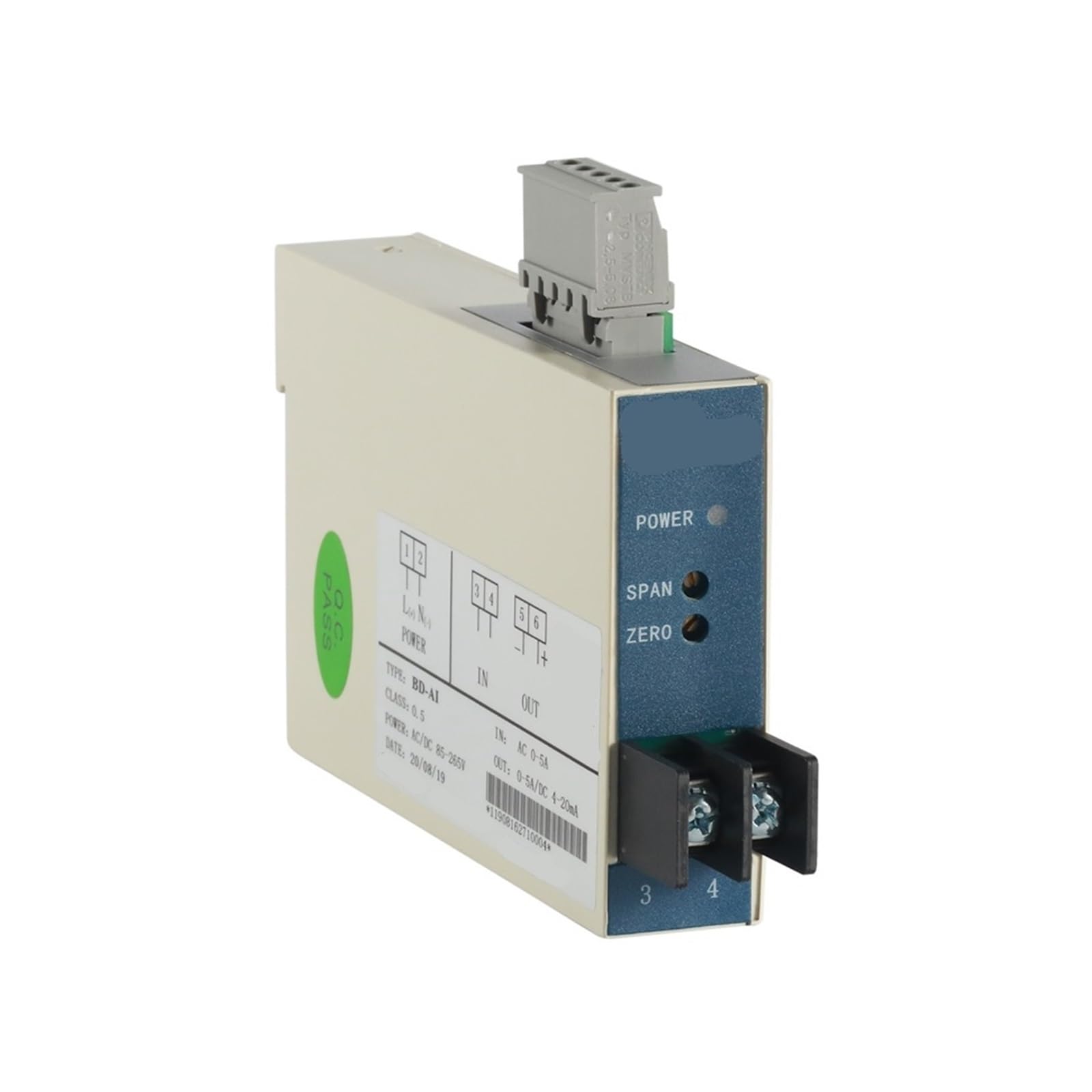 NACODLUL DC Current Transformer BD-DI Input DC4-20mA,0-20mA Output 4-20mA or 0-5V Power Supply AC/DC 85-270V or DC 24V