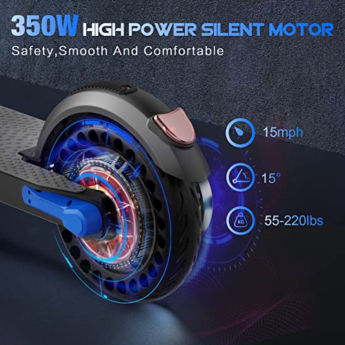 Evercross Electric Scooter-8 Inch Tires, Adult Folding Electric Scooter, Max Speed 15Mph, 12-15 Miles Rang, Adult Electric Scooter, With 3 Speed Modes And Dual Braking For Adults And Teenagers #TOP4