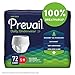 Prevail Daily Protective Underwear, Unisex Disposable Adult Diaper, Maximum Absorbency, Small/Medium, 72 Count (4 Packs of 18)