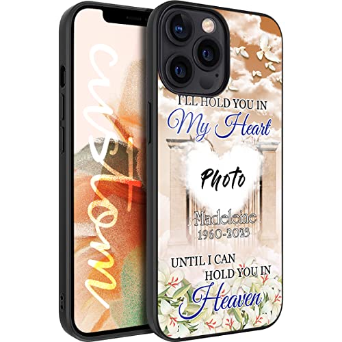 Personalized Memorial Phone Case Loving Memory in My Heart in Heaven for Galaxy S25 S24 S23 S22 S21 FE Plus Ultra A16 A15 A14 A54 A53 for iPhone 16 15 14 13 12 11 Pro Max Custom Memorial Gift