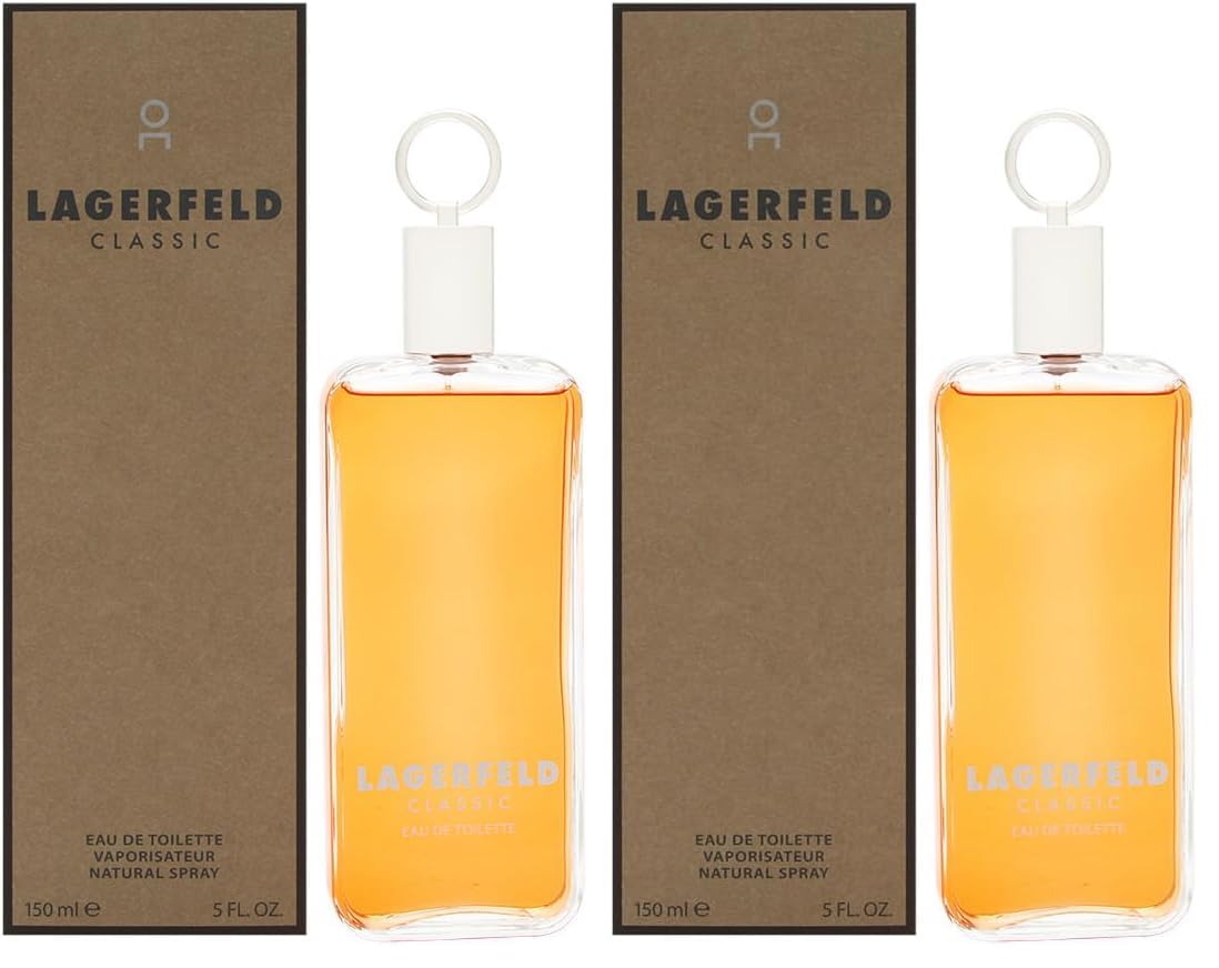 Karl Lagerfeld Classic Homme Eau de Toilette, 150 ml (Packung mit 2)