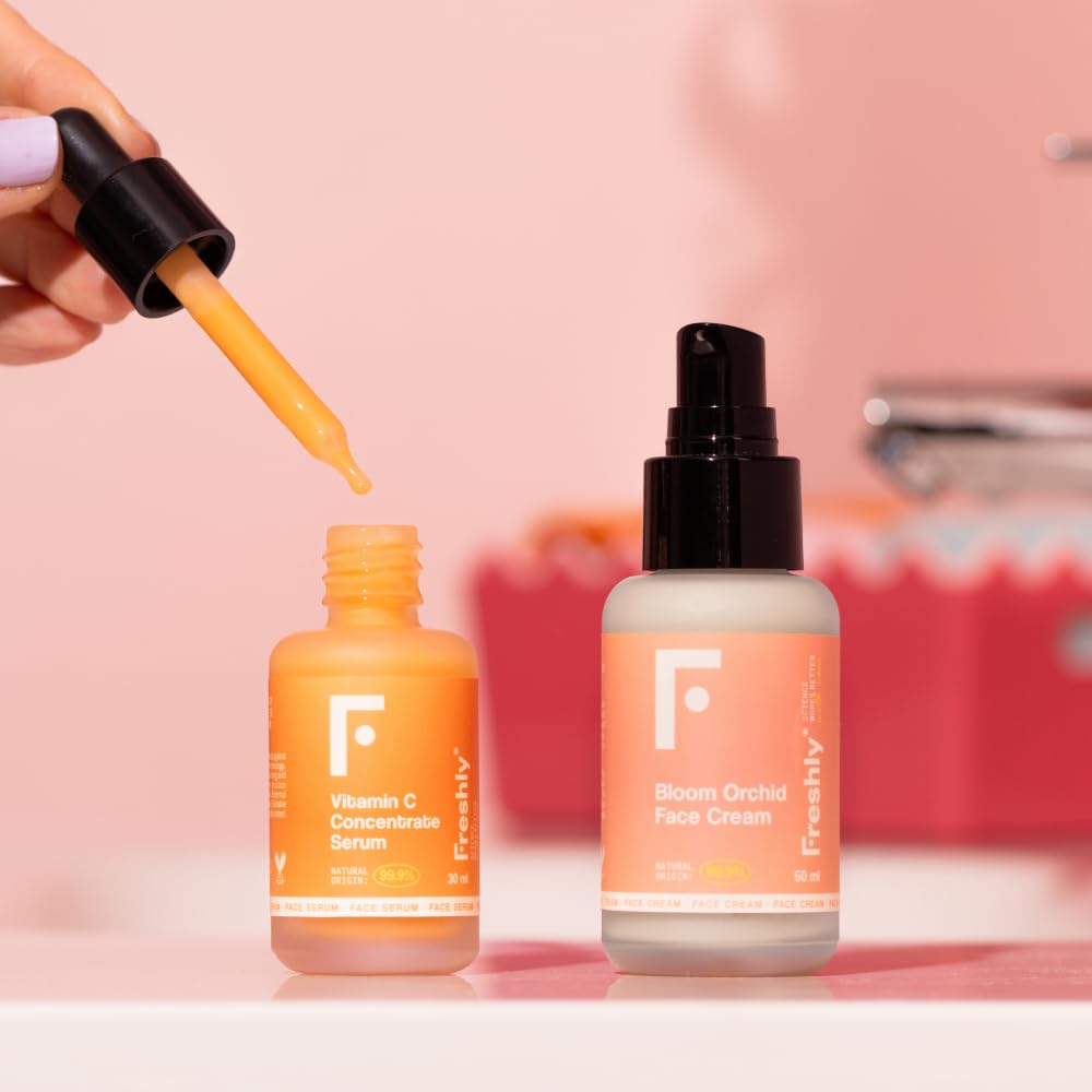 Freshly Cosmetics Sérum pour le visage et crème hydratante Vitamin Complex Facial Plan, 30ml 50ml