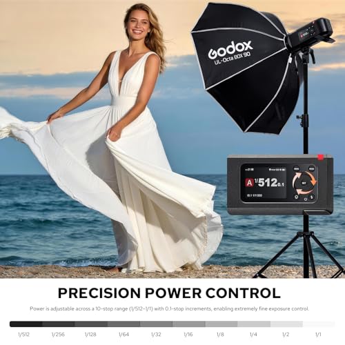 Image of Godox AD800Pro 800Ws Strobe | 1 /8000s HSS, 1 /35710s Freeze | TTL /M /Multi, 2.4G X System | 40W Bi-Color LED (2800K-6000K, CRI≈97) | Bowens Mount - Studio, Outdoor, Product, Portrait