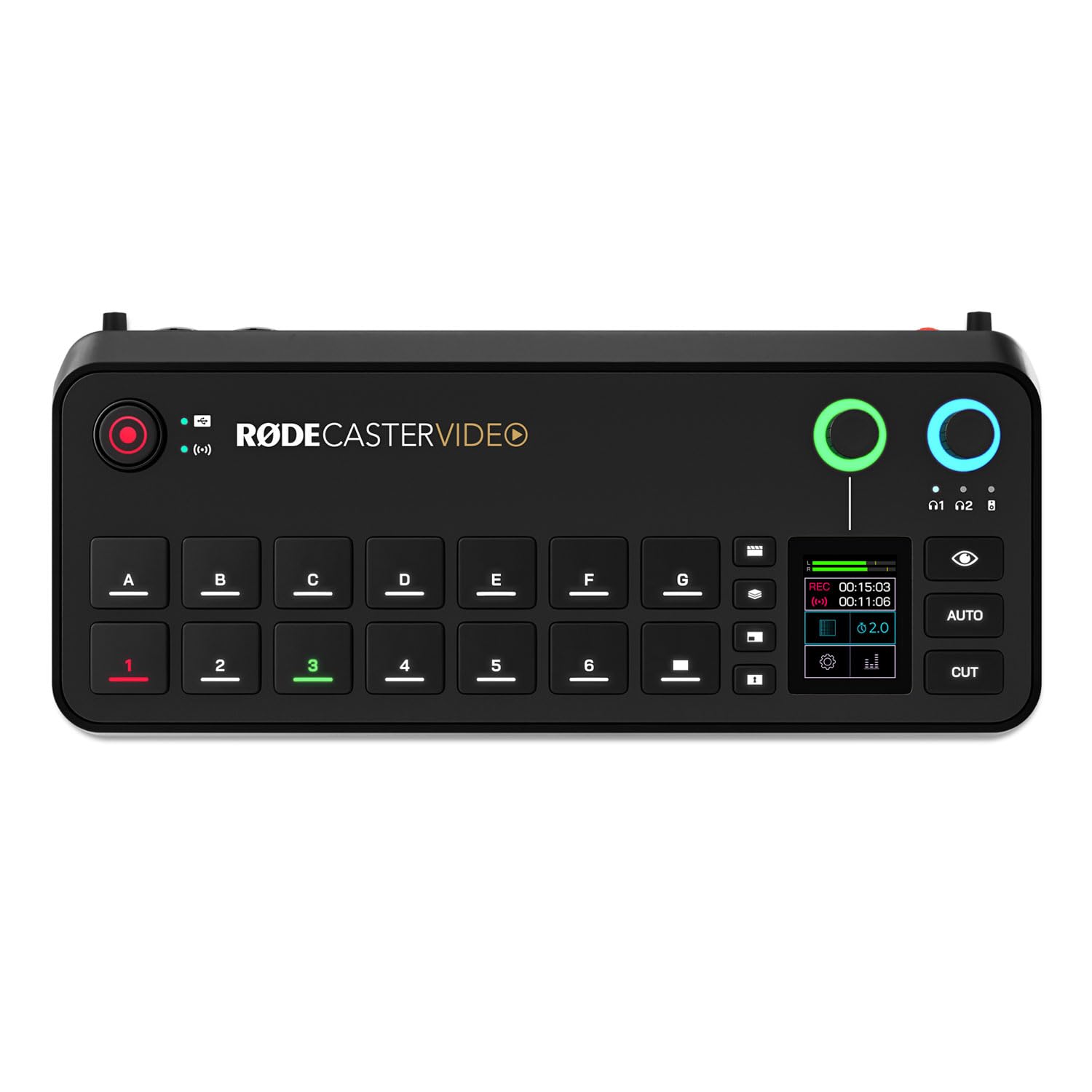 Rode Rodecaster - Console video per produzione audio e video con supporto keepdrum, colore: Argento