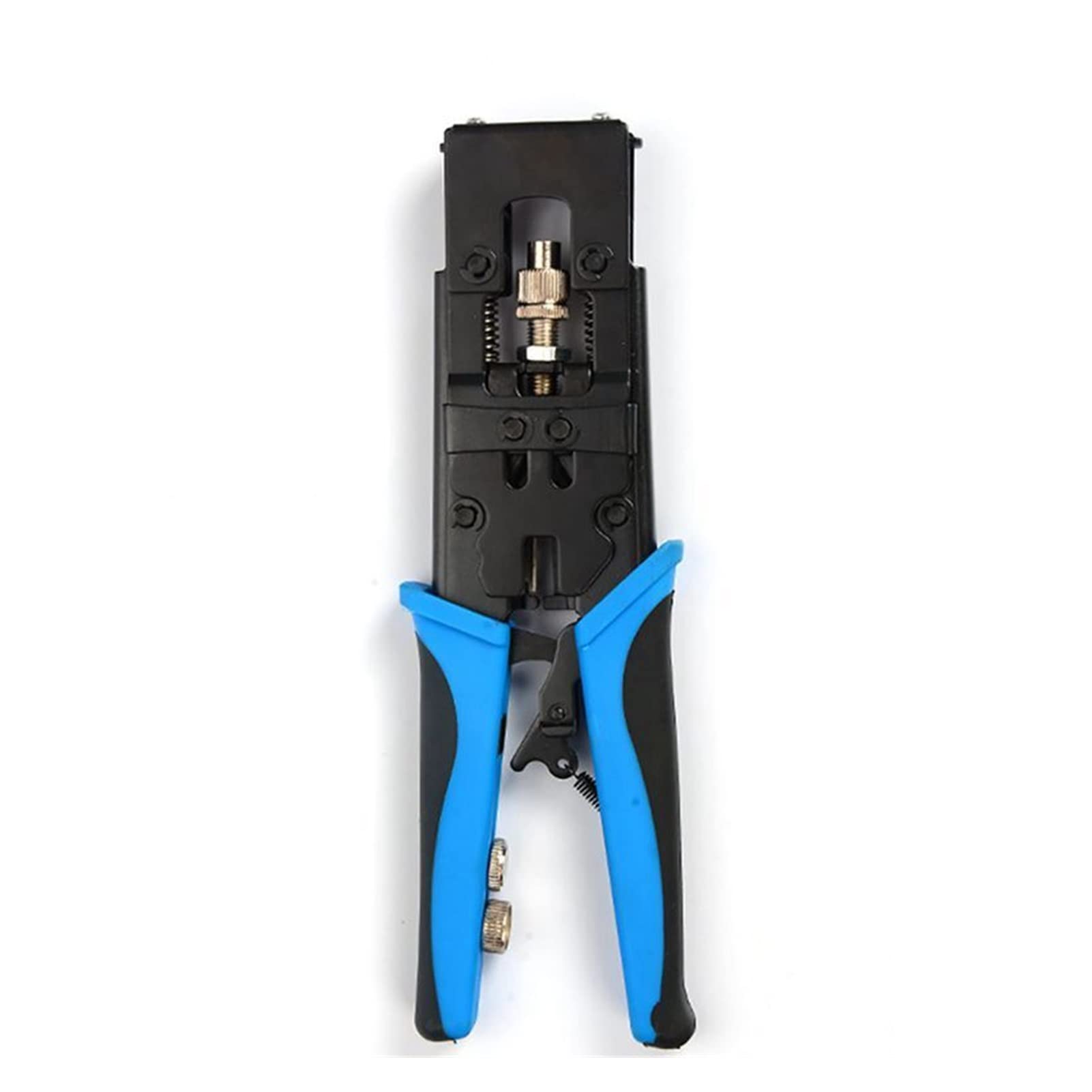 Dopasuj do 1 pc Trwałe narzędzie dociskowe COAX Compression Connector Connector Drut Cutter Regulowany Szczypce do zaciskania