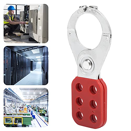 Image of Lockout Tagout Safety Hasp Lockout Tagout Kit Steel Multiplayer Management Lock Universal Multipole Circuit Breaker Lockouts Plug Lockout Padlocks Set for Lock Out Tag Out Stations