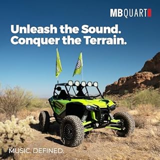 MB Quart 3.5” Coaxial Speaker Set for Jeep Wrangler JL/Gladiator JT, Front Dash or Rear Soundbar Upgrade, Direct Fit Car Audio with OEM Wiring, Black