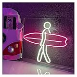 □ Señales de neón hechas de tira de LED de silicona real flexible con baja tensión 12V, caja de seguridad y ahorran energía, no tiene que preocuparse por las altas temperaturas, no hay riesgo de rotura de vidrio o fugas de materiales peligrosos.