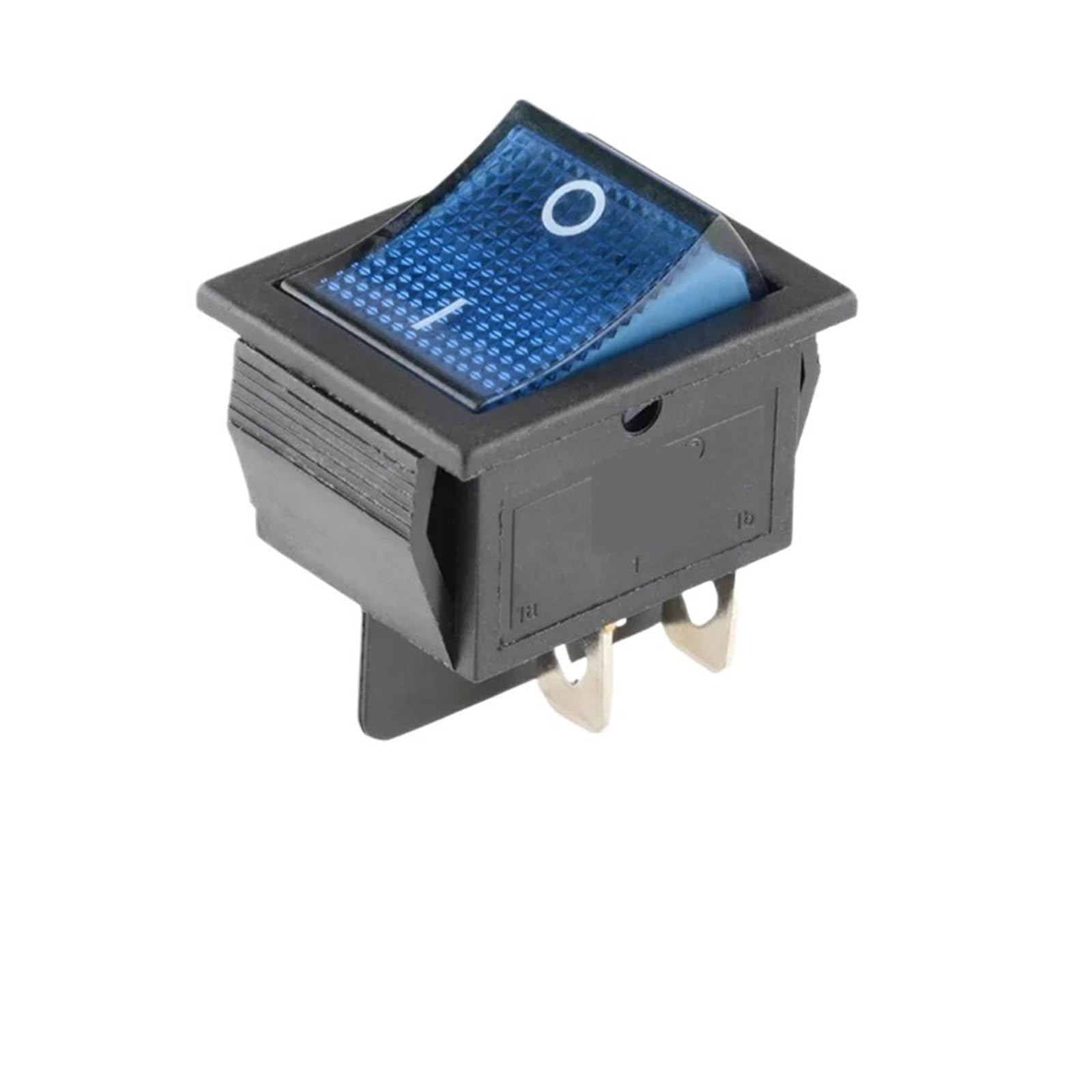 YMDF73YUJ KCD4 Switch 4Pin 6Pin DPST ON/OFF Snap in Rocker Illuminated Toggle Switches 16A 250V AC 25x31mm