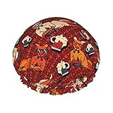 Animalr Kangourou Bonnets De Bain Pour Enfants Bonnet De Cheveux Bonnets De Douche Réutilisables Bonnet De Cheveux De Douche Doux Et Élastique Pour Cheveux Longs Cheveux Courts Cheveux Bouclés