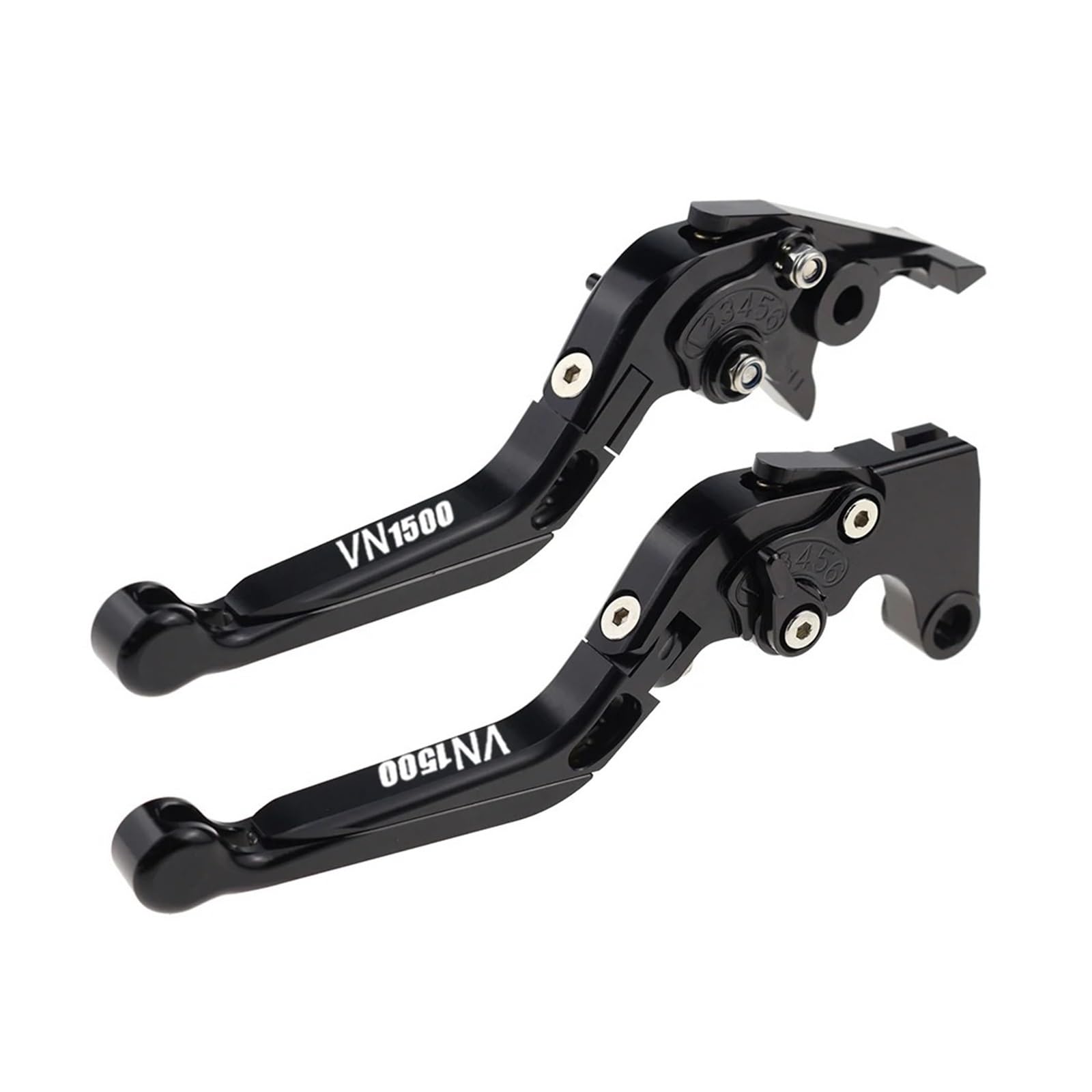 Jghfdws 20 Motorcycle Brake Clutch Lever Set For Vn1500 Motorcycle Folding Extendable Brake Clutch Levers