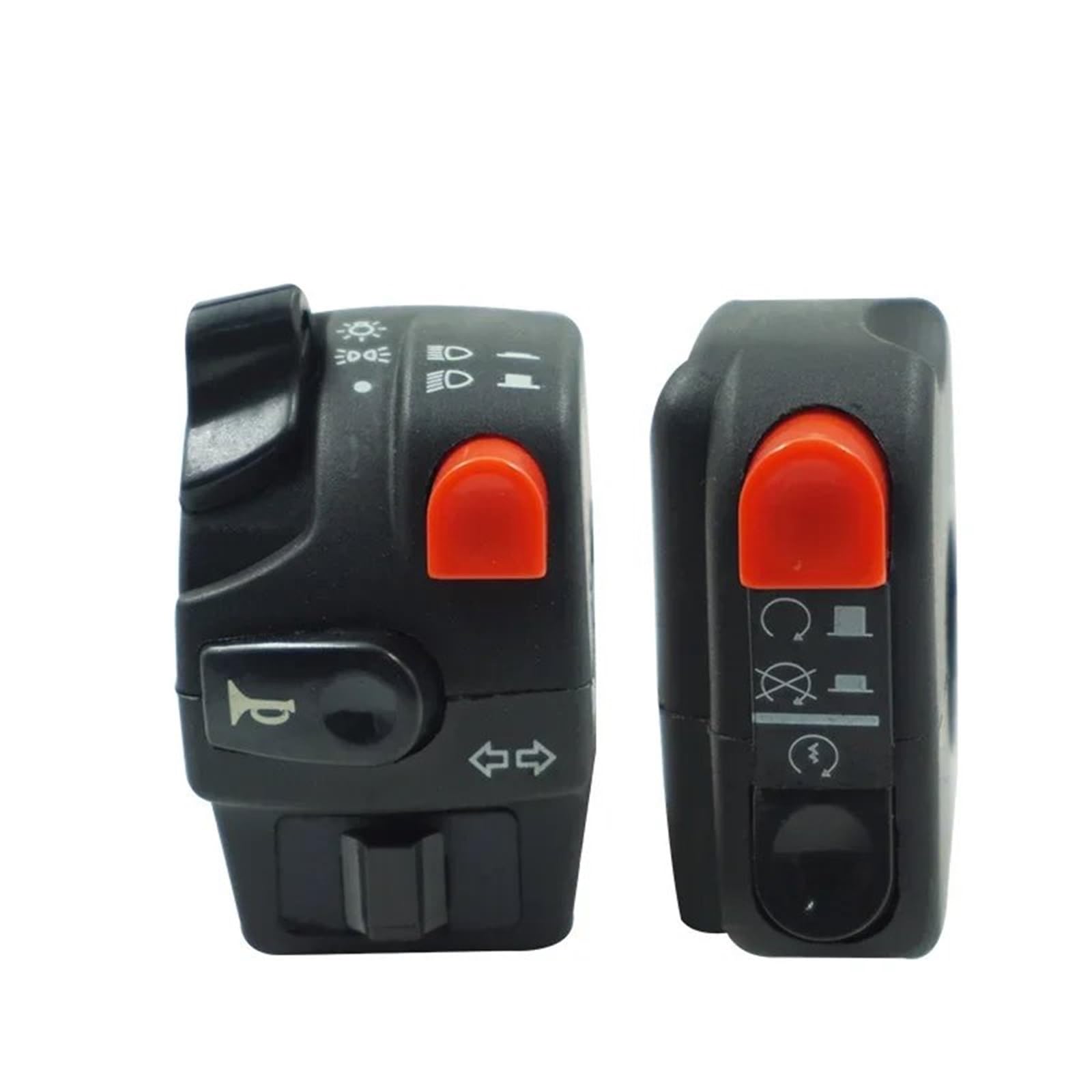 Pulsante Per Clacson Compatibile Con Yamaha L'interruttore Manubrio Moto Indicatore Di Direzione Universale Per Fari Avvisatore Acustico ON OFF Interruttore Di Avviamento 22mm 7/8"