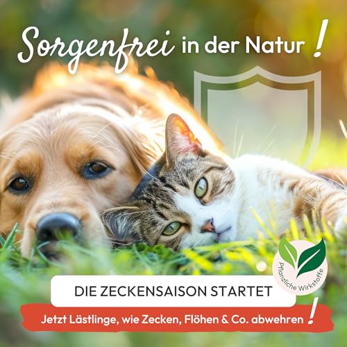 PHA UmgebungsSpray – Pflanzliches Ungeziefer Spray gegen Flöhe, Milben, Läuse & Zecken, Flohmittel für Wohnung, Anti Floh Spray, Alternative zu Fogger gegen Flöhe, 150 ml