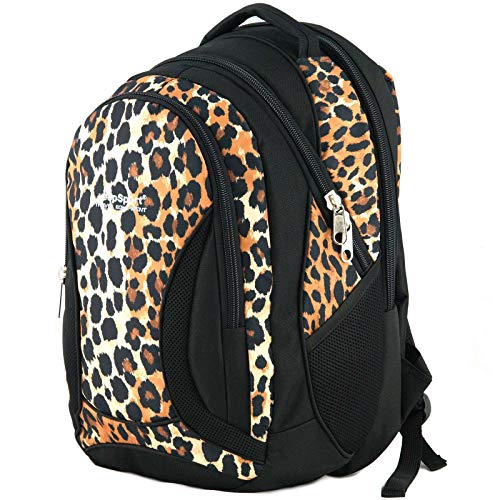 Mochila Escolar Grande para niños y niñas 40 litros yeepSport S106dx  Leopard