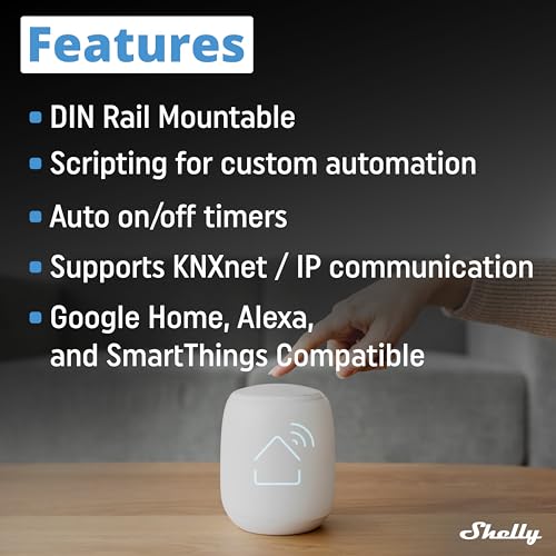 Shelly Pro Dimmer 0/1-10V PM | Wi-Fi & LAN Smart Dimmer with Power Metering | Home Automation | DIN Rail | Compatible with Alexa & Google Home | iOS Android App | No Hub | Dimmable Lights - Image 5