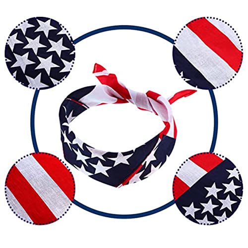 Stripe Star Headwear American Flag Bandana Scarf for Men Women Flag Scarf Neck Scarf Head Wrap PSWJ024