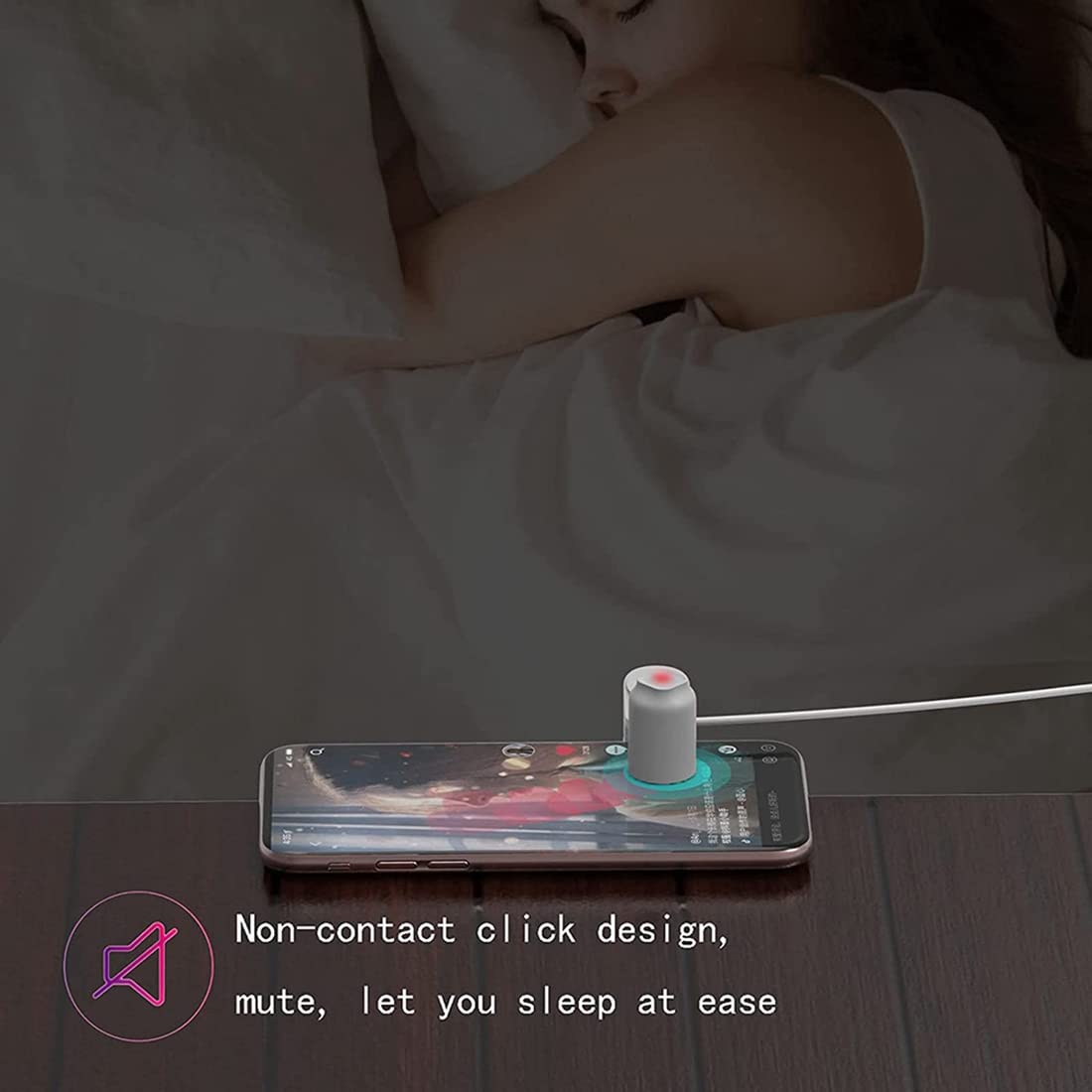 Schermata di Telefono Mute Auto Clicker Fisico Linker per TIK Tok Video Live Streaming 3 Speed ​​Touch Clicker