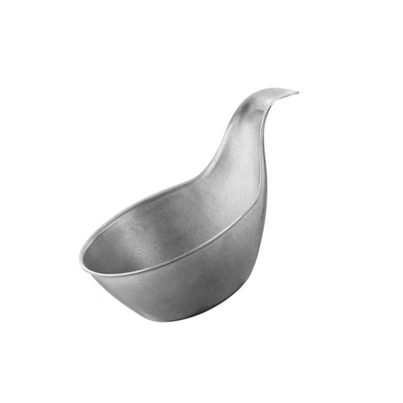 DSLKGWE 304 Stainless Steel Sauce Dispenser Ergonomic Grip Pouring Multipurpose Condiment Container for Dining Kitchen Condiment Dispenser