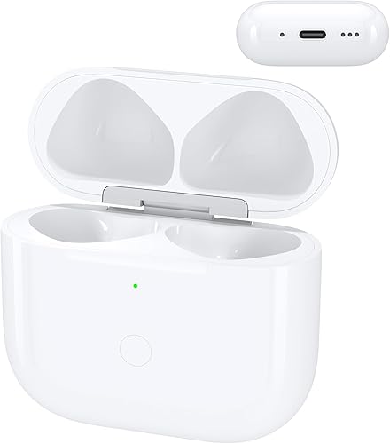 Funda de carga inalámbrica para Airpods de 4 generación con puerto USB-C, fundas de cargador de repuesto compatibles con AirPod 4 Gen, cargador Air