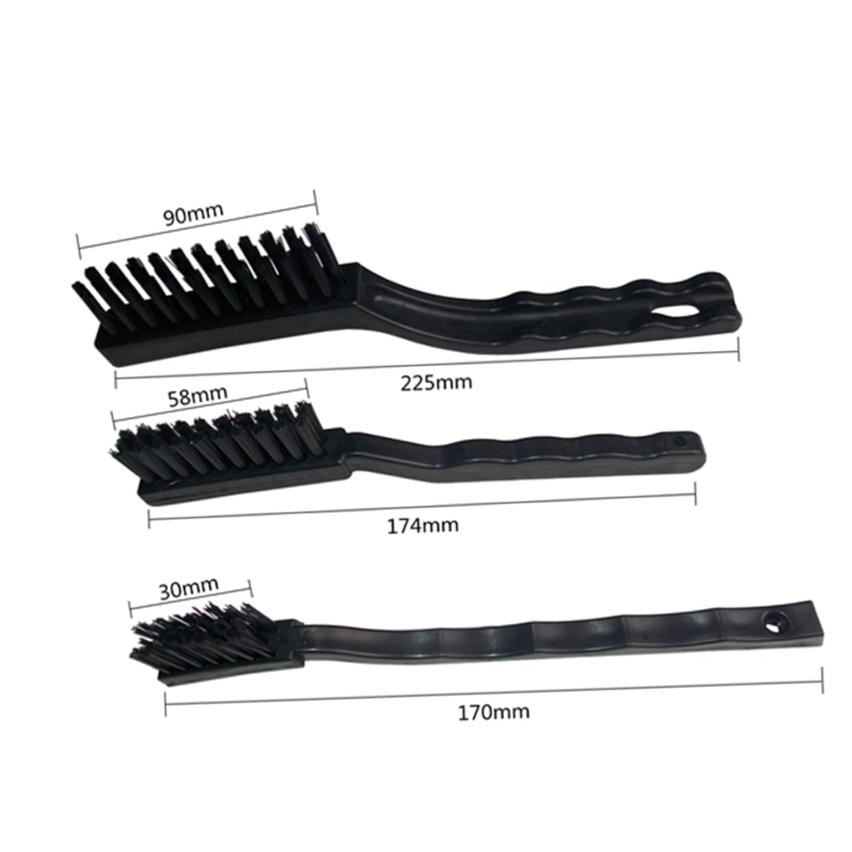 GOOHOCHY Static Keyboard Brush -Piece Nylon Cleaning Brush Set for Small Spaces Easy to Use