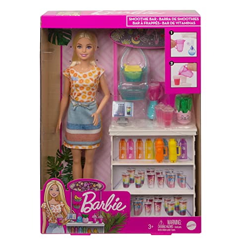 Barbie Smoothie Bar Playset con Muñeca y Accesorios 30.5 cm miniatura 6