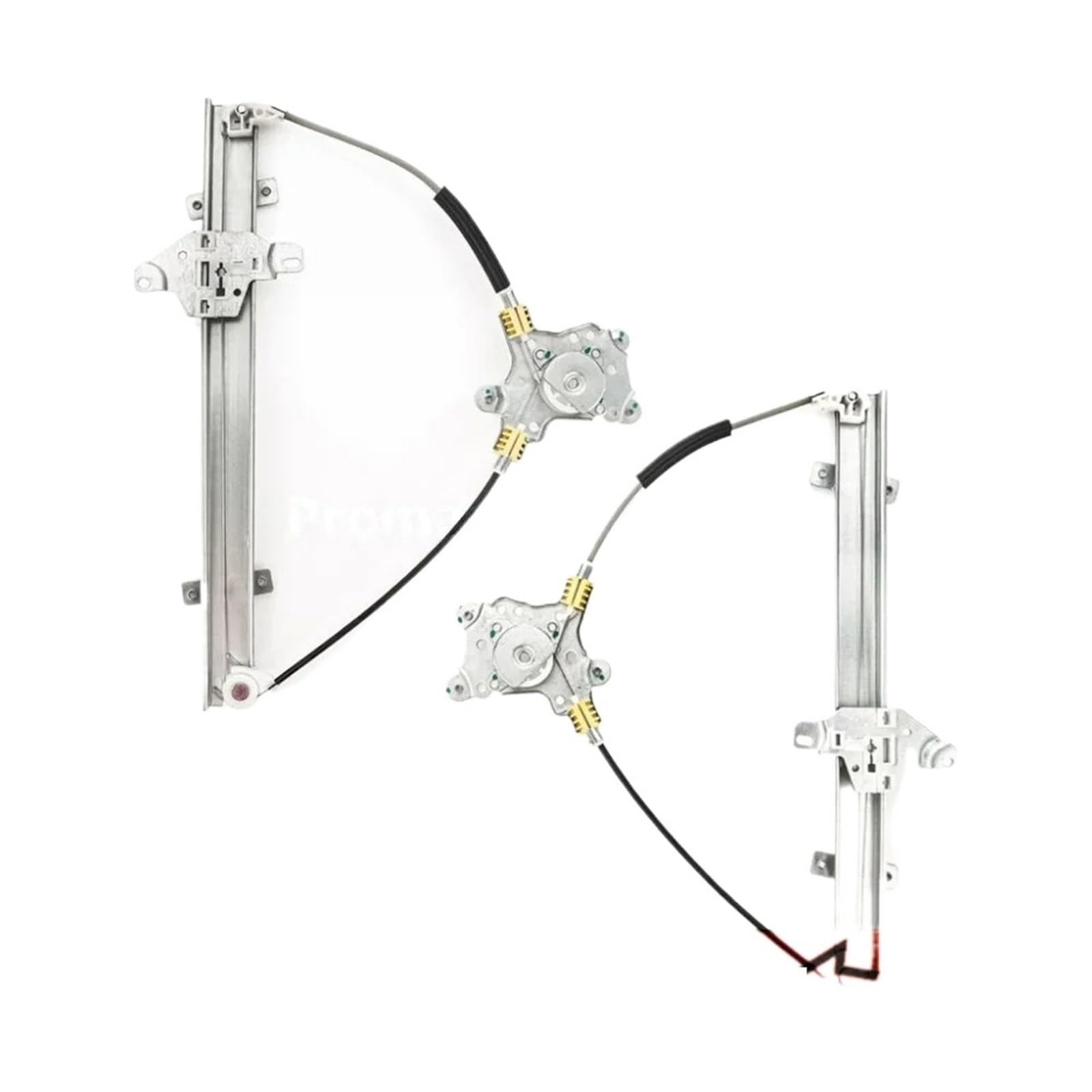 Kuadyegc 1 Pair Front Left/Right Window Regulator No Motor Fit For Outlander 2003-2006 2.4L Front Window Regulator Power Window Regulator(1 Pair)