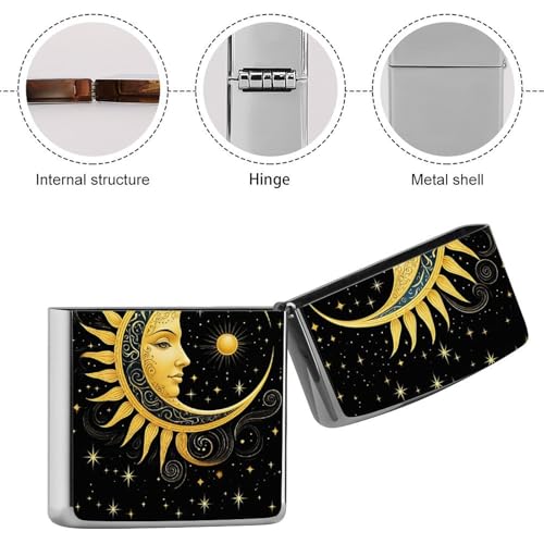 Funda clásica cobre para encendedor estilo casual miniatura 5