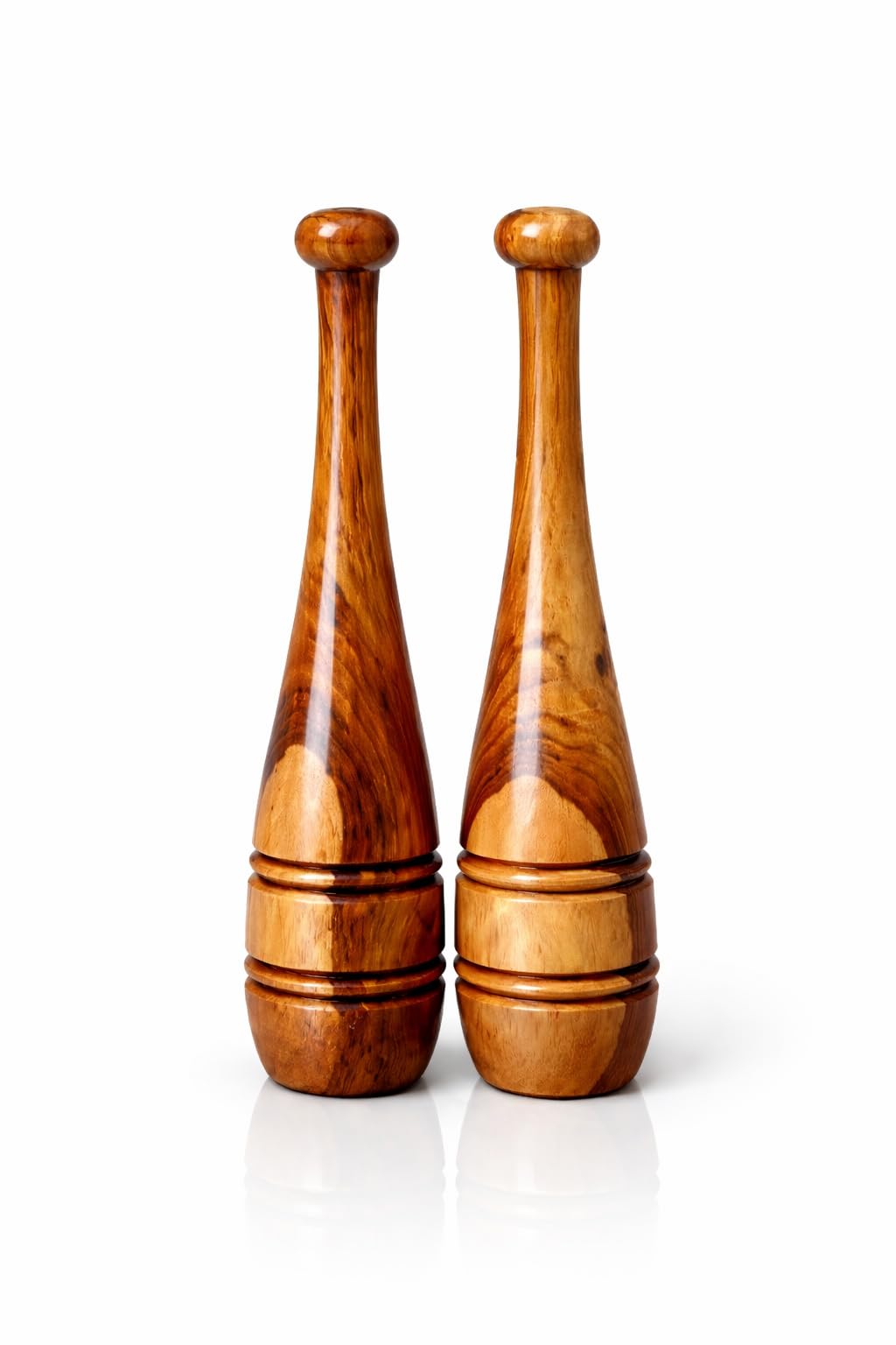 IS Wings - Wooden Mugdar Small | Indian Clubbell Karla Kattai Gada | Strength Training, Shoulder Mobility & Full Body Workout Equipment (2 kg pair)-image-8
