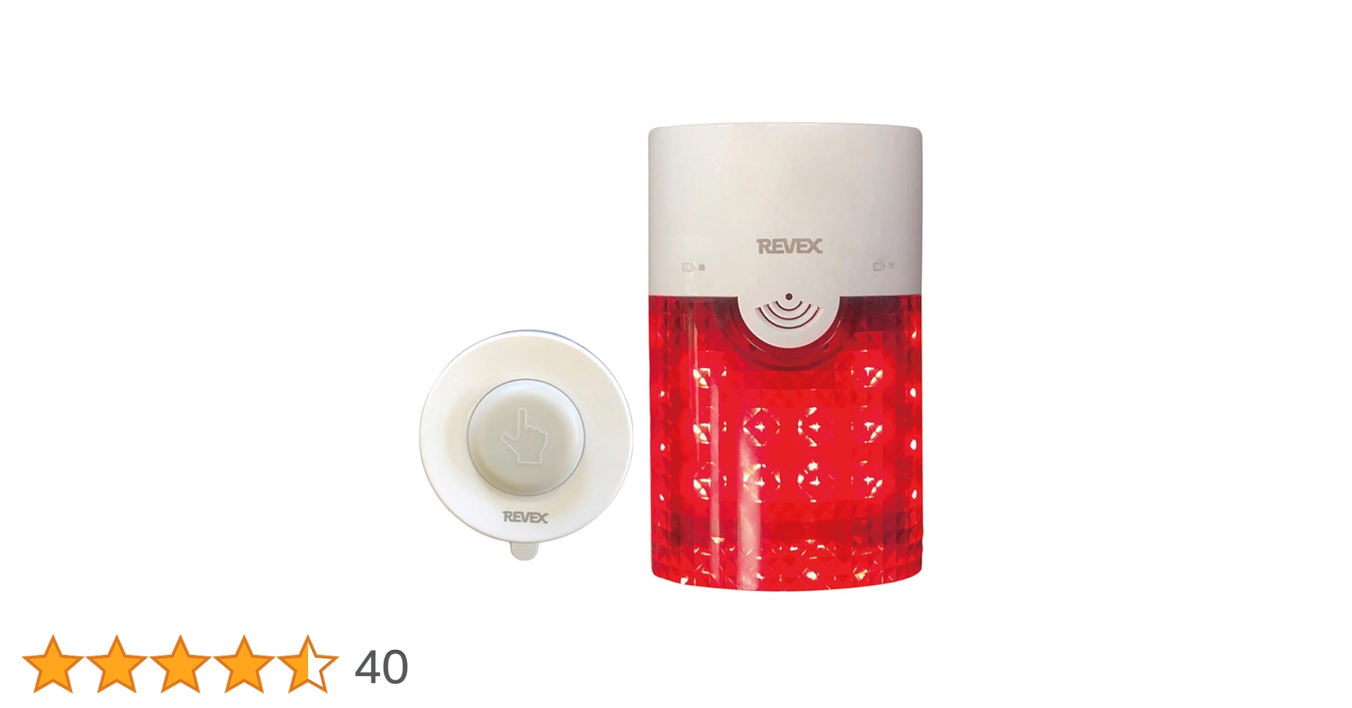 Amazon.co.jp: 防水型押しボタン ピカフラッシュチャイムセット