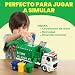 Imagen de JOYIN Juguetes De Camión De Basura con fricción con luz y Sonidos