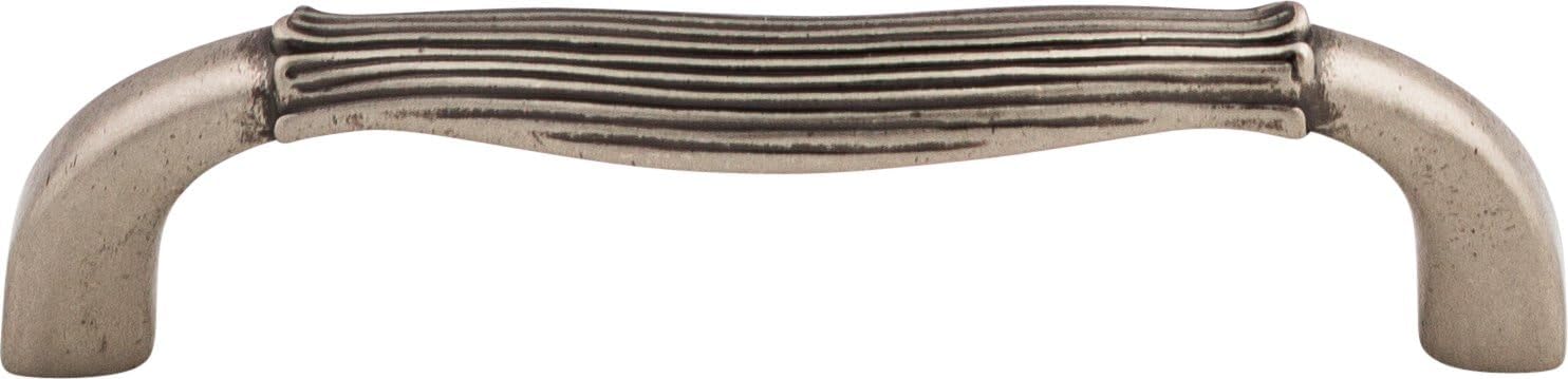 Top Knobs M384 Asbury Collection 3-3/4" Bow Pull, Brushed Satin Nickel