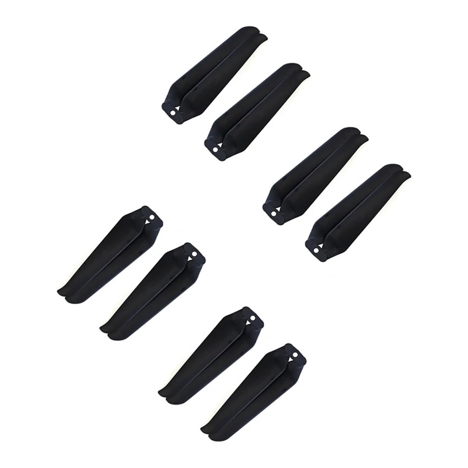 4 pares F9046 F8041 F7036 hélice plegable de 7 pulgadas CW CCW 2 hojas/3 hojas fibra vidrio Nylon Compatible for Dron RC largo alcance(F1307 Metal Clip)