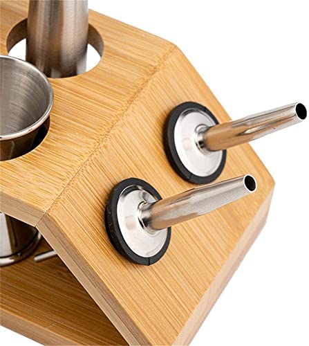 Outils de bar en acier inoxydable et kit de barman avec ouvre-bouteille - 4