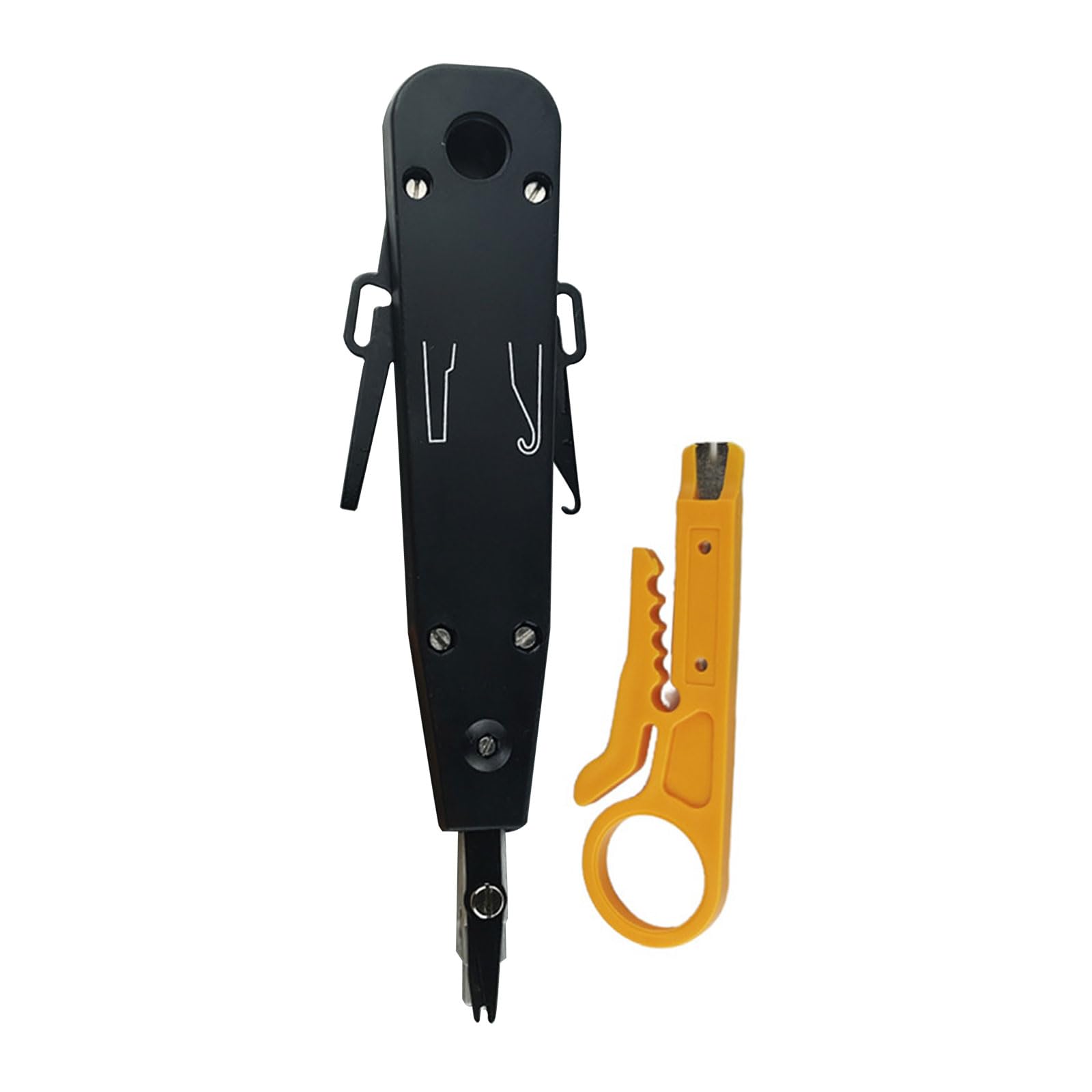 Punching Down Tool Kits for Telecoms Phone RJ11 Ethernet Networking Cat5 RJ45 Cord Networking Socket Tool Ergonomic