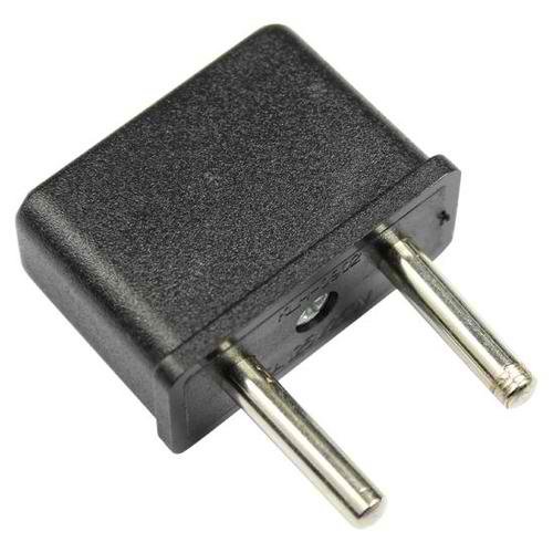 Adapter Plug - Europe - Universal Polarized Wide Input Round Pins - Heavy Duty 16 Amp Rating