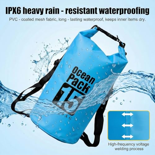 Image of Floating Waterproof Dry Bag for Kayaking Boating Paddle Boarding