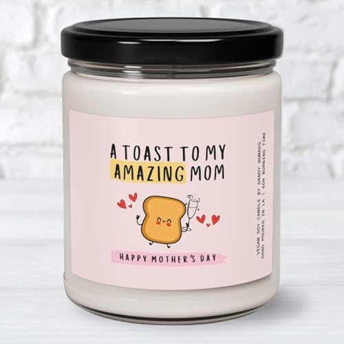 Humorous Mother's Day Candle - Celebrate Mom with Delightful Scents, Perfect Gift from Daughter or Grandma for First Mother's Day Celebration