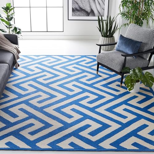 Image of Hand Tufted Wool Carpets Anti Shedding Rug Modern Carpets for Living Room Size 6x8 Feet