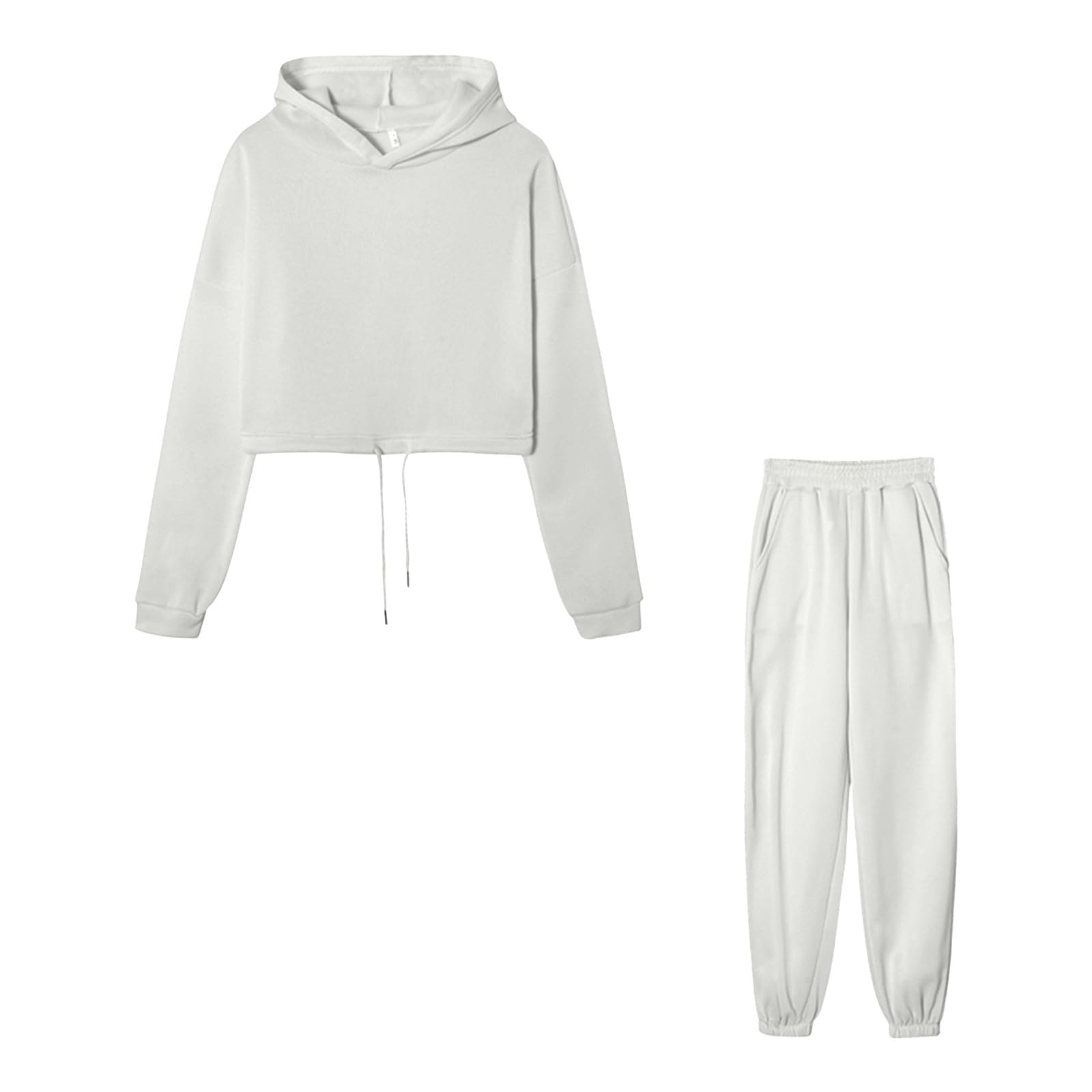 Tuta Da Ginnastica Donna Due Pezzi – Completo Comodo In Felpa E Jogging – Curvy E Moda Firmata