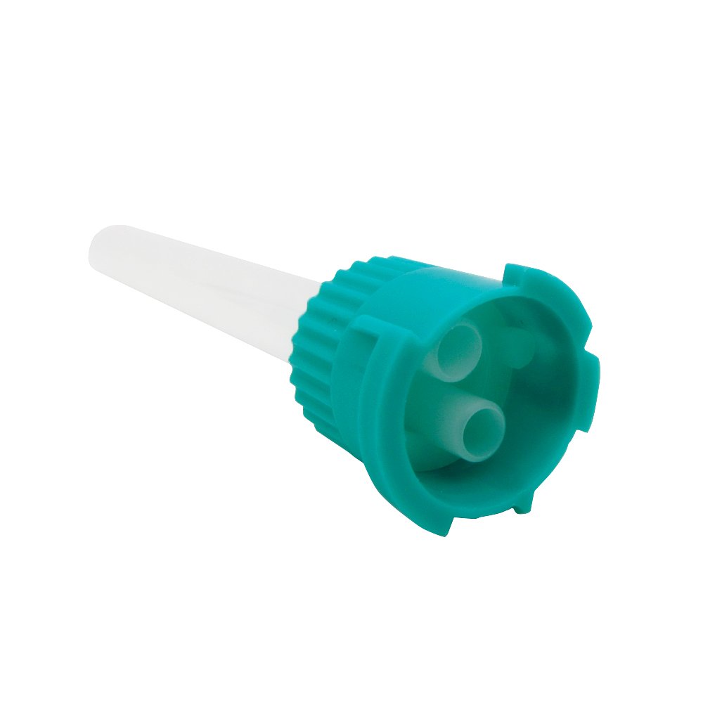 HP GREEN (TEAL) Mixing Tips - 6.5mm Impression Size - 48 Tips Per Pack - Dental / Lab Use