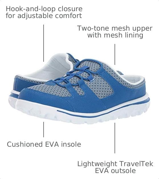 Image of Propet Womens TravelActiv Slide Mule Sneakers Casual Shoes Casual - Black
