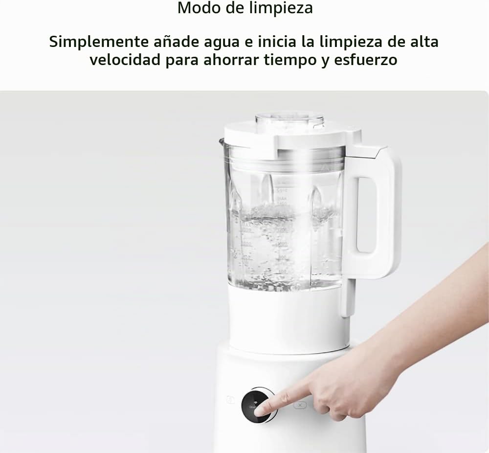 Xiaomi Smart Blender, batidora 1000 W, caliente y frío, 8 cuchillas acero, Wifi y control App, pantalla Oled, 2 botones táctiles