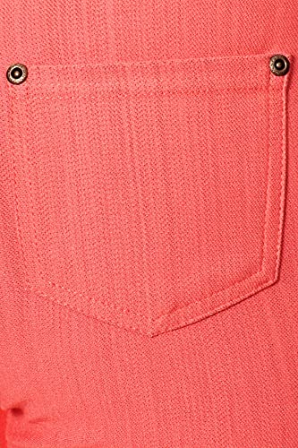 Image of Leggings Depot Women's Cotton Blend Stretch Pull-on Jeggings Casual Pants with Pockets (Available in Plus Size)