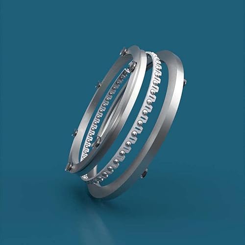 Miniatura 8 de Silencieux 20 pouces Table à Manger en alliage d'aluminium Plateau torneo Mesa Ronde Base de Plateau torneo portero Piste de Table y verre 19.7 in