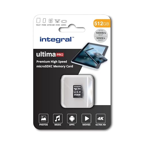 Integral 512GB Micro SD Card SDXC V30 U3