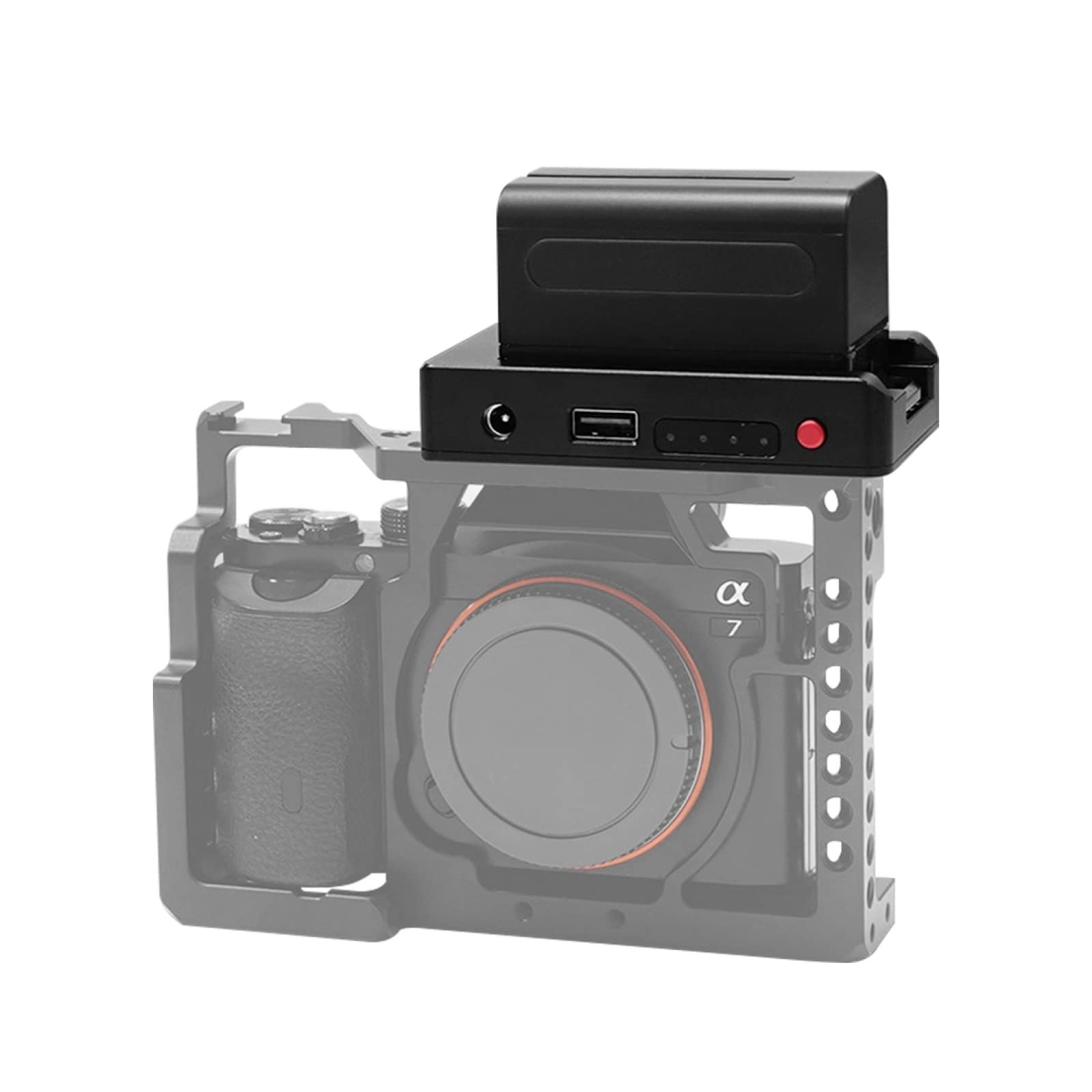 NPF970 para / / / Adaptador de batería/convertidor de soporte para placa adaptadora
