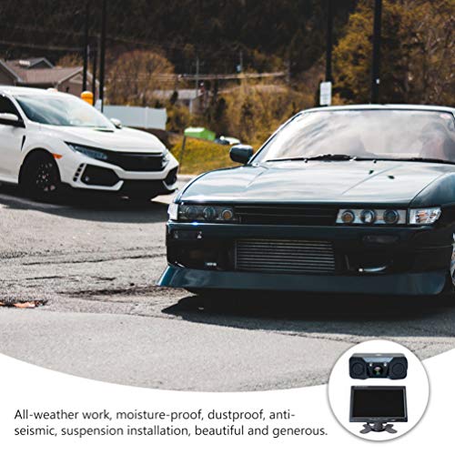 GARNECK Sensor de estacionamento, câmera de ré, câmera de ré, sistema de radar de reserva para camin