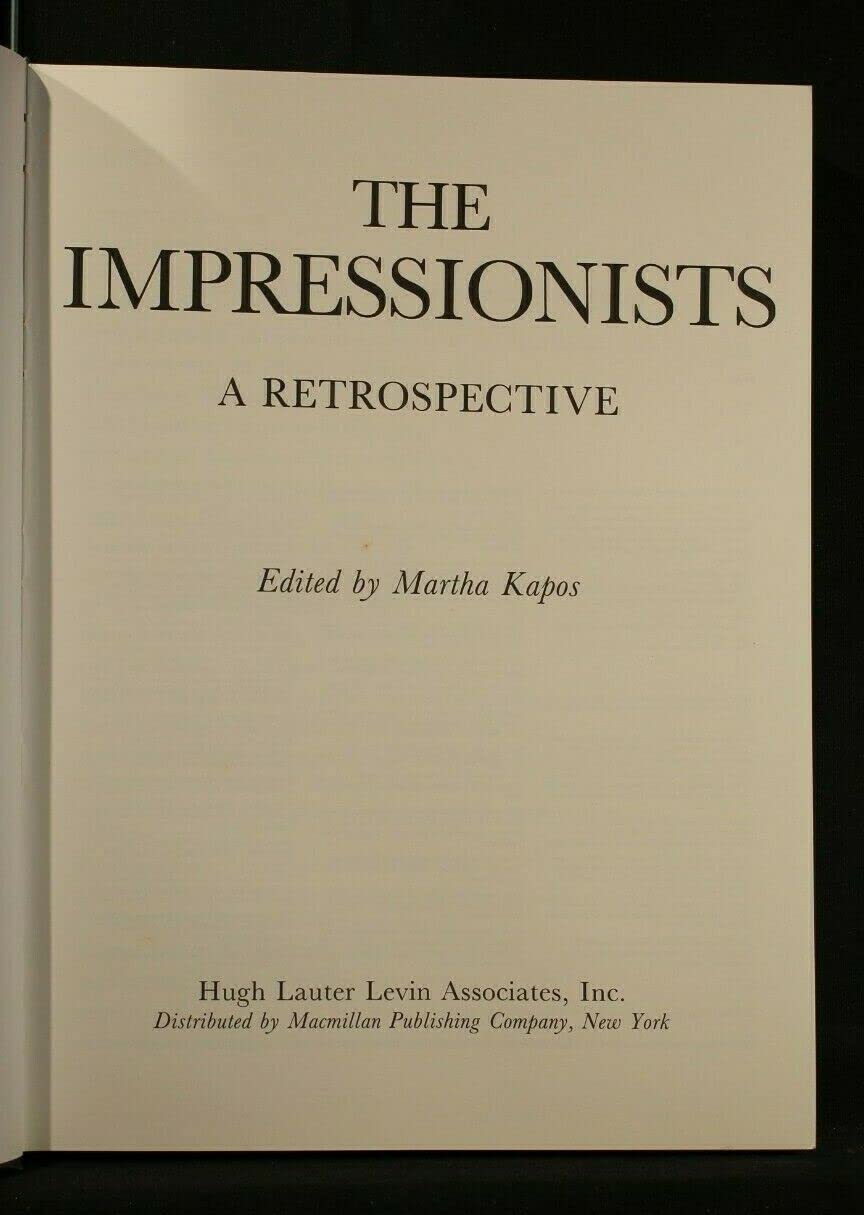 The Impressionists: A Retrospective Martha Kapos - PT01