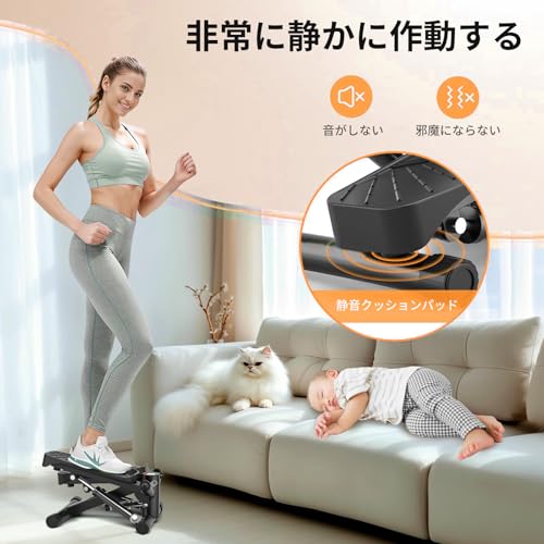 JPStriv ステッパー 静音 2025年アップグレードモデル TBJ-08 の商品画像 4