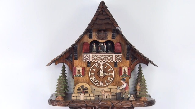 Amazon.com: HerrZeit by Adolf Herr Cuckoo Clock - The Busy Wood